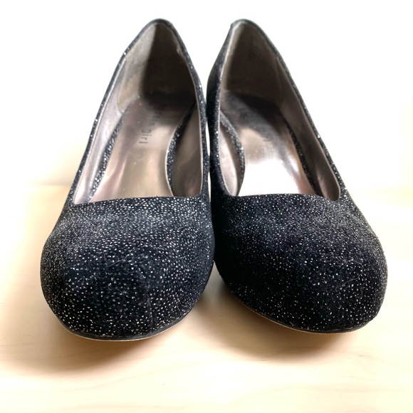 Madden Girl Black Glitter Heels - Size 8.5 Women's - Picture 7 of 14